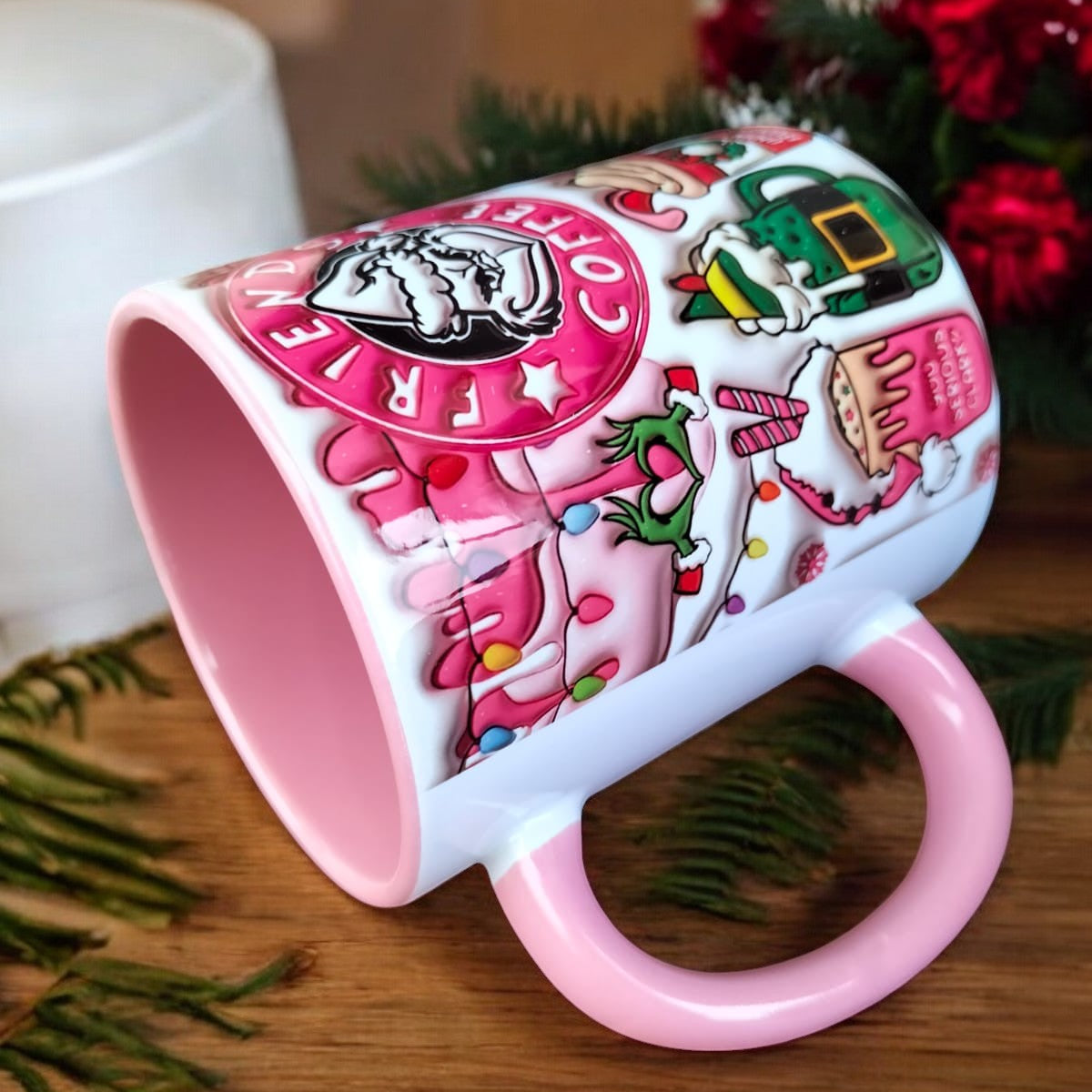 Friends Coffee Grinch Tasarım Kupa-Arkadaş, Sevgili, Doğum Günü Hediyelik Kupa Bardak