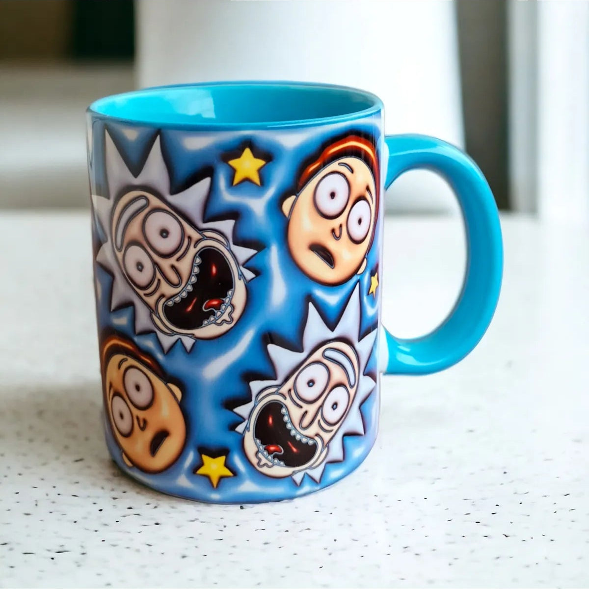 Rick and Morty Kaliteli Porselen Hediyelik Kupa Bardak- Ev Ofis Kupası Doğum Günü Hediyesi