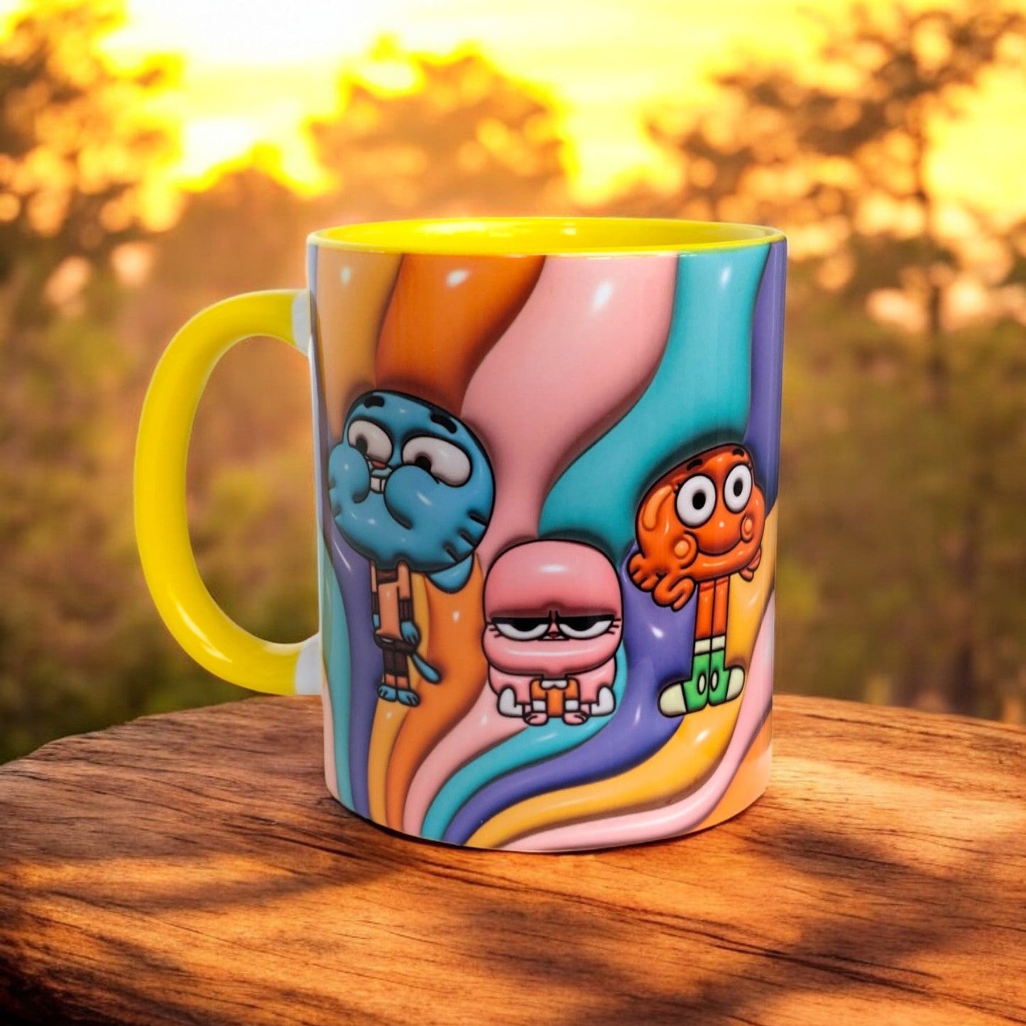 Gumball Kaliteli Premium Kupa, Hediyelik Ev Ofis Kupası Mega Kupa Bardak