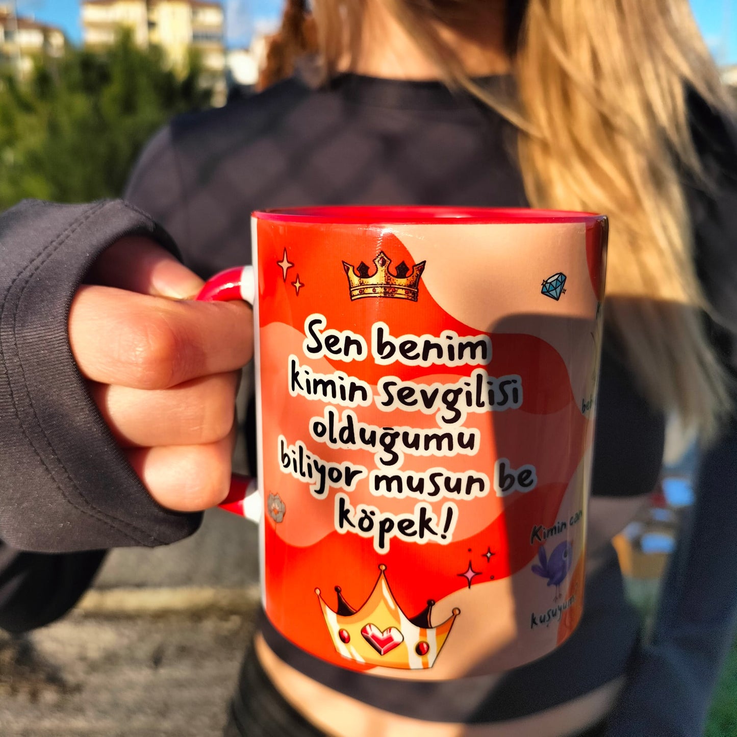 Prens Sevgili Kupa - Sen Benim Kimin Sevgilisi Olduğumu Biliyor musun? - Sevgililer Günü Hediye Kupa
