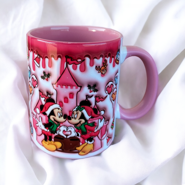 Mickey ve Minnie Tasarım Kupa-Hediye Kupa Bardak