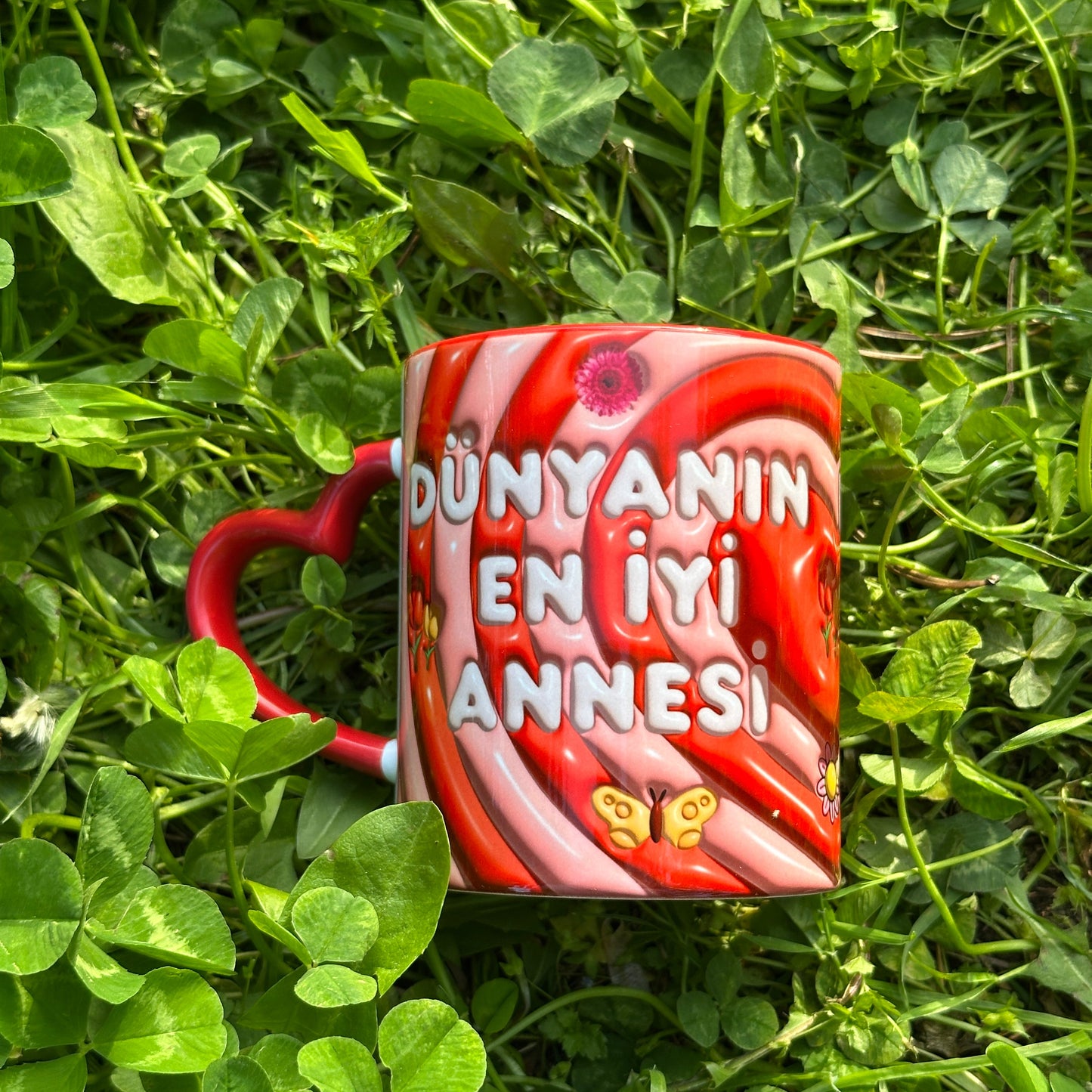 Dünyanın En İyi Annesi Tasarım Kaliteli Porselen Hediyelik Kupa Bardak