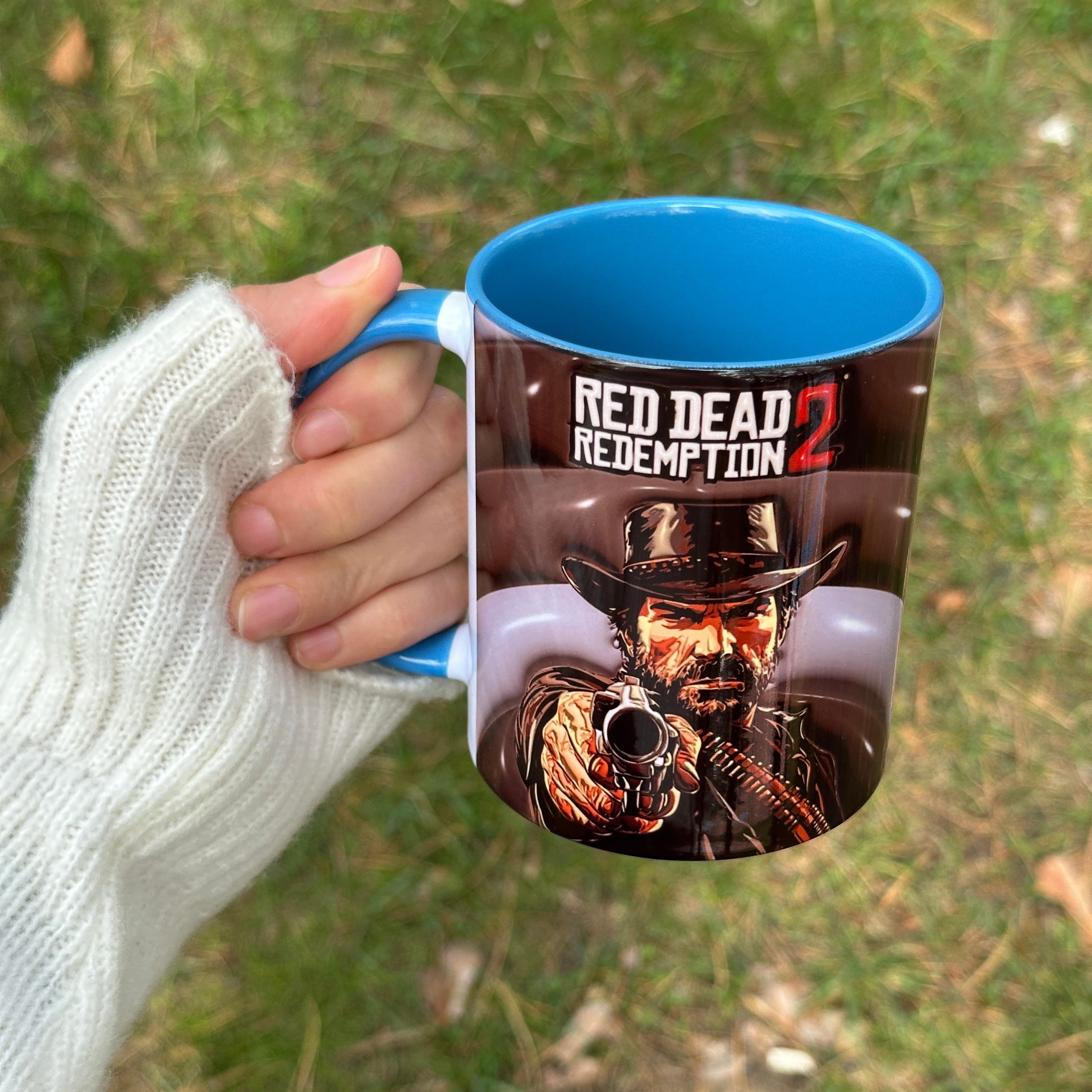 RDR2 Tasarım Porselen Hediyelik Gamer Kupa