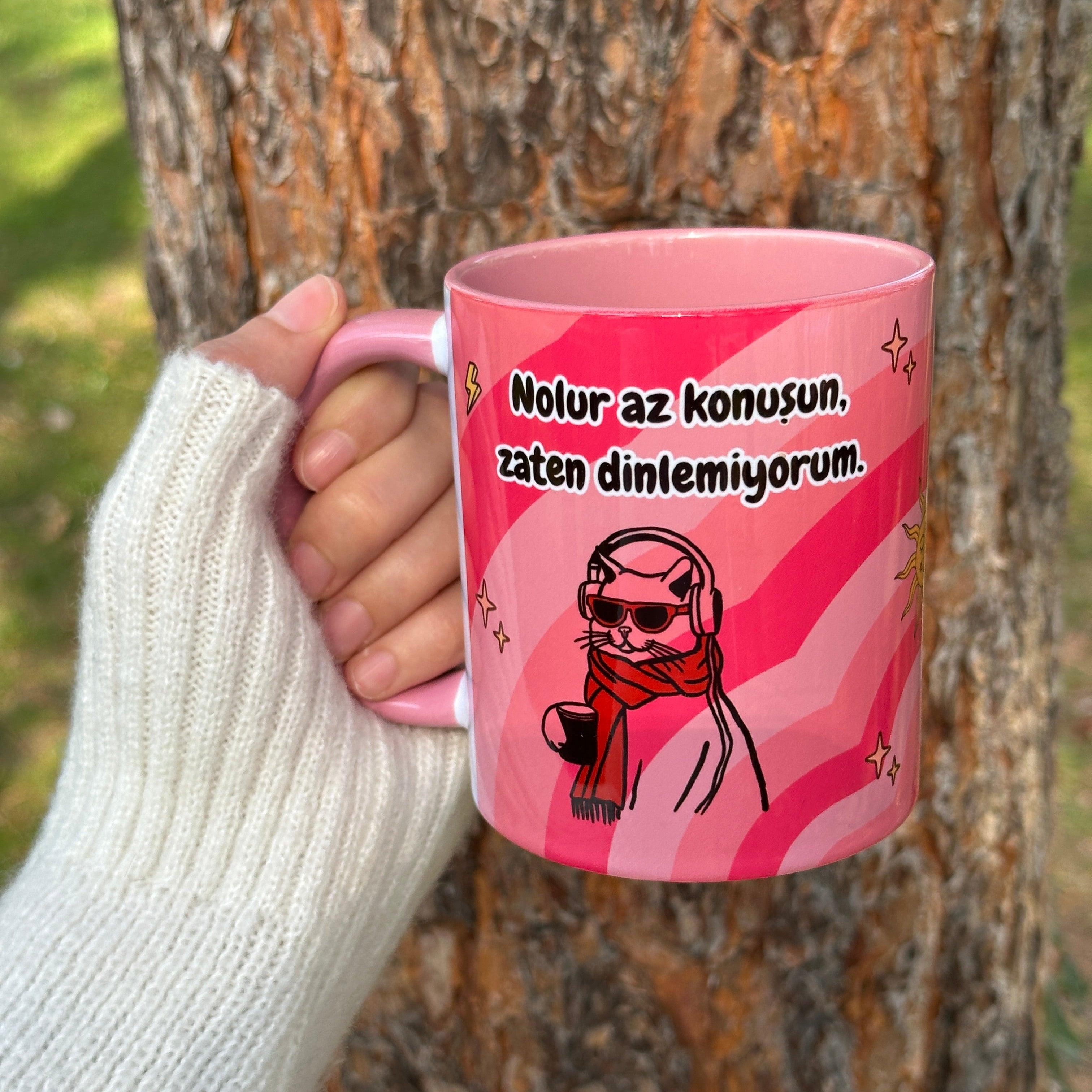 Nolur Az Konuşun, Zaten Dinlemiyorum Tasarım Kupa