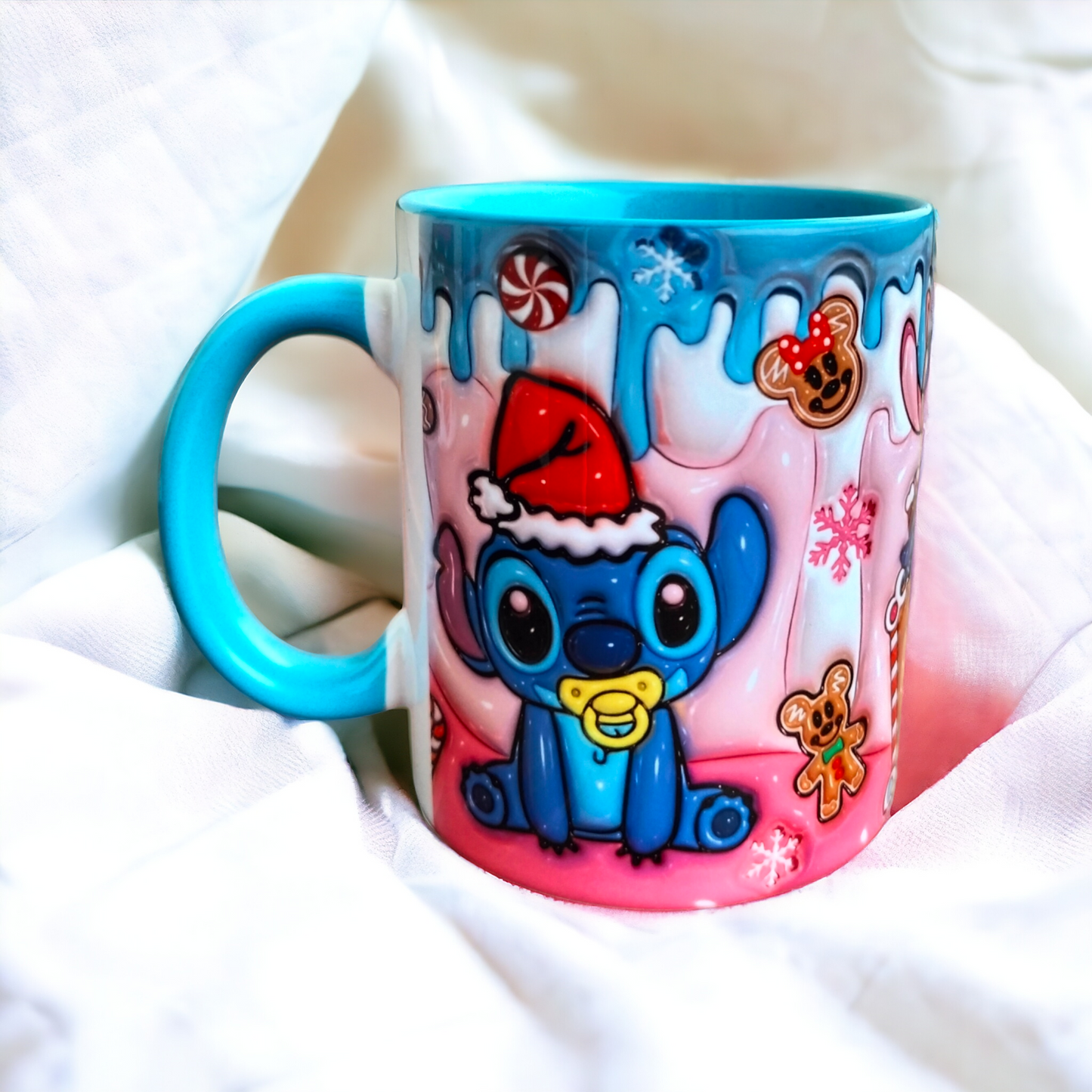 Stitch & Angel Kupa – Hediyelik Tasarım Porselen Kupa