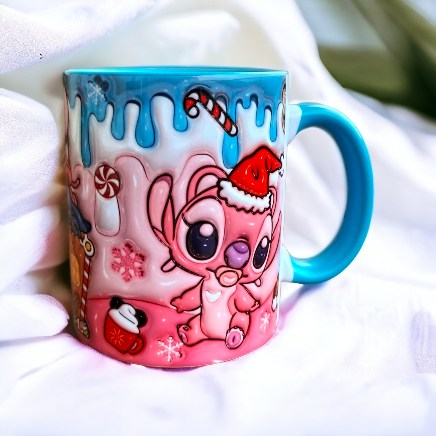 Stitch & Angel Kupa – Hediyelik Tasarım Porselen Kupa