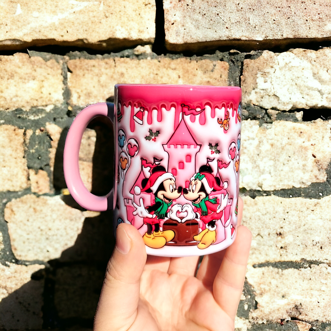 Mickey ve Minnie Tasarım Kupa-Hediye Kupa Bardak