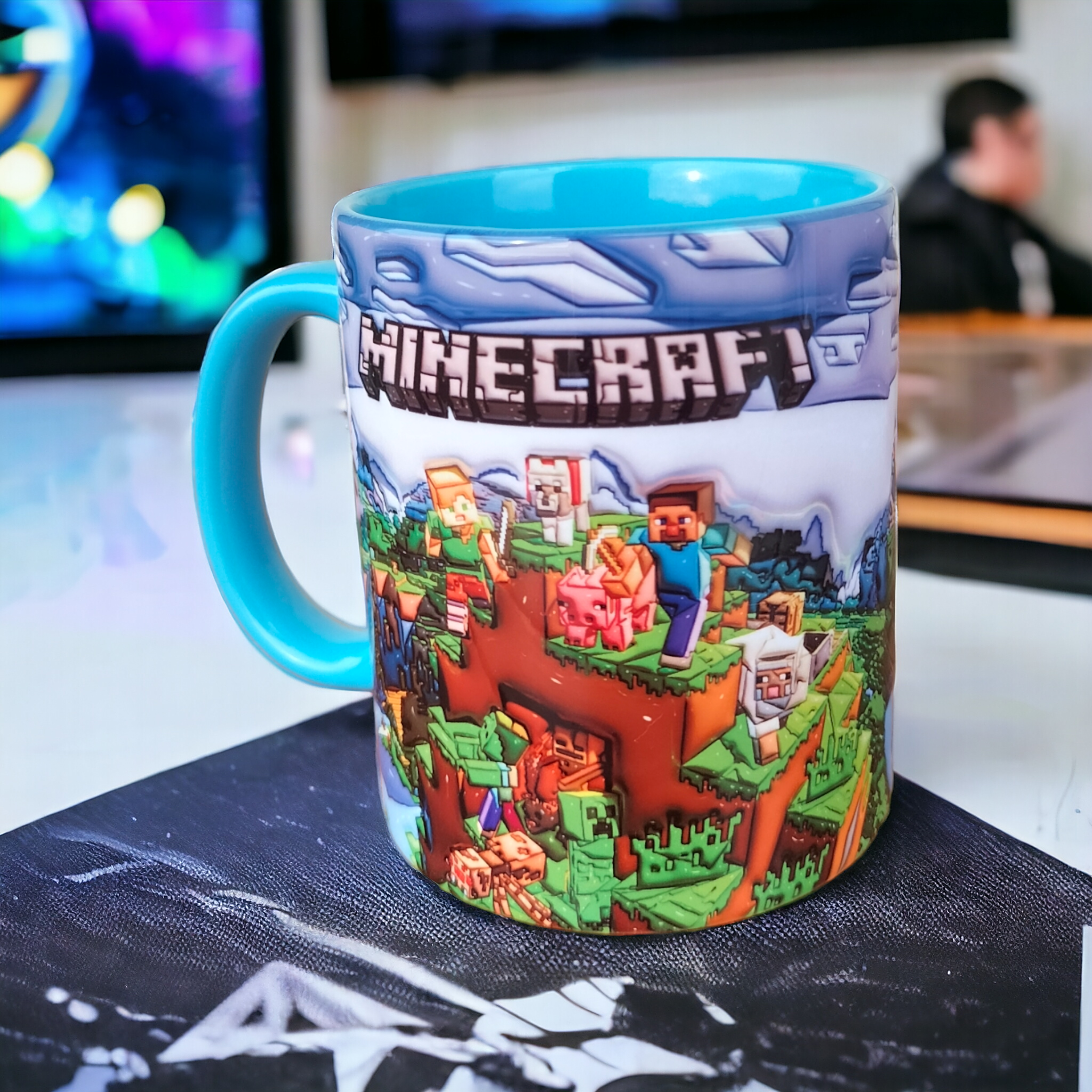 Minecraft Tasarım Kupa-Hediye Tasarım Kupa
