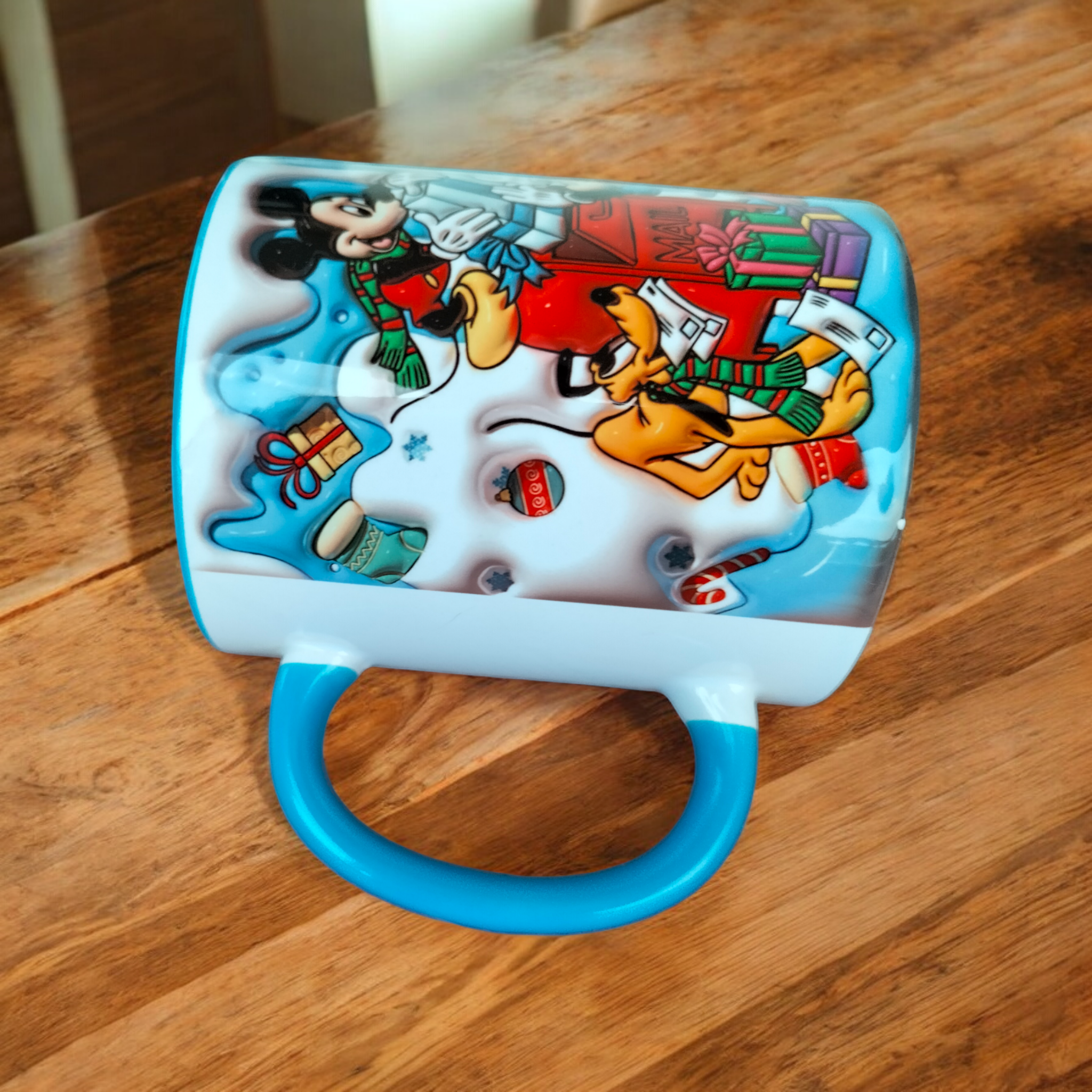 Mickey Minnie Mouse Yılbaşı Kupa-Noel Tasarım Hediyelik Kupa Bardak
