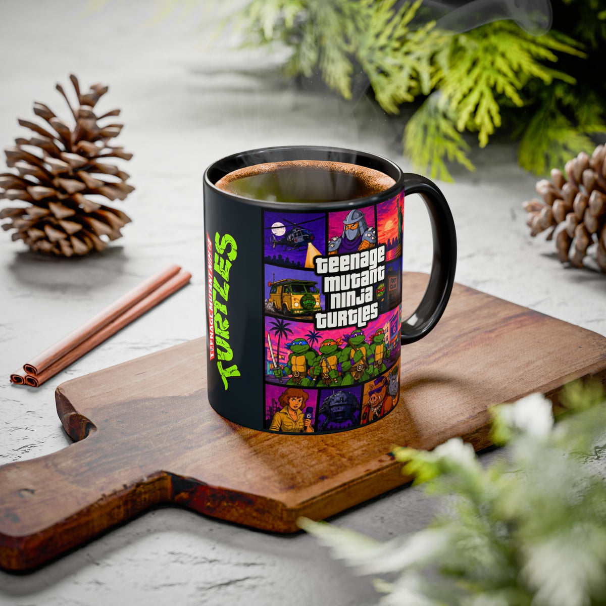 Ninja Kaplumbağalar Kupa – Teenage Mutant Ninja Turtles Temalı Premium Porselen Kupa