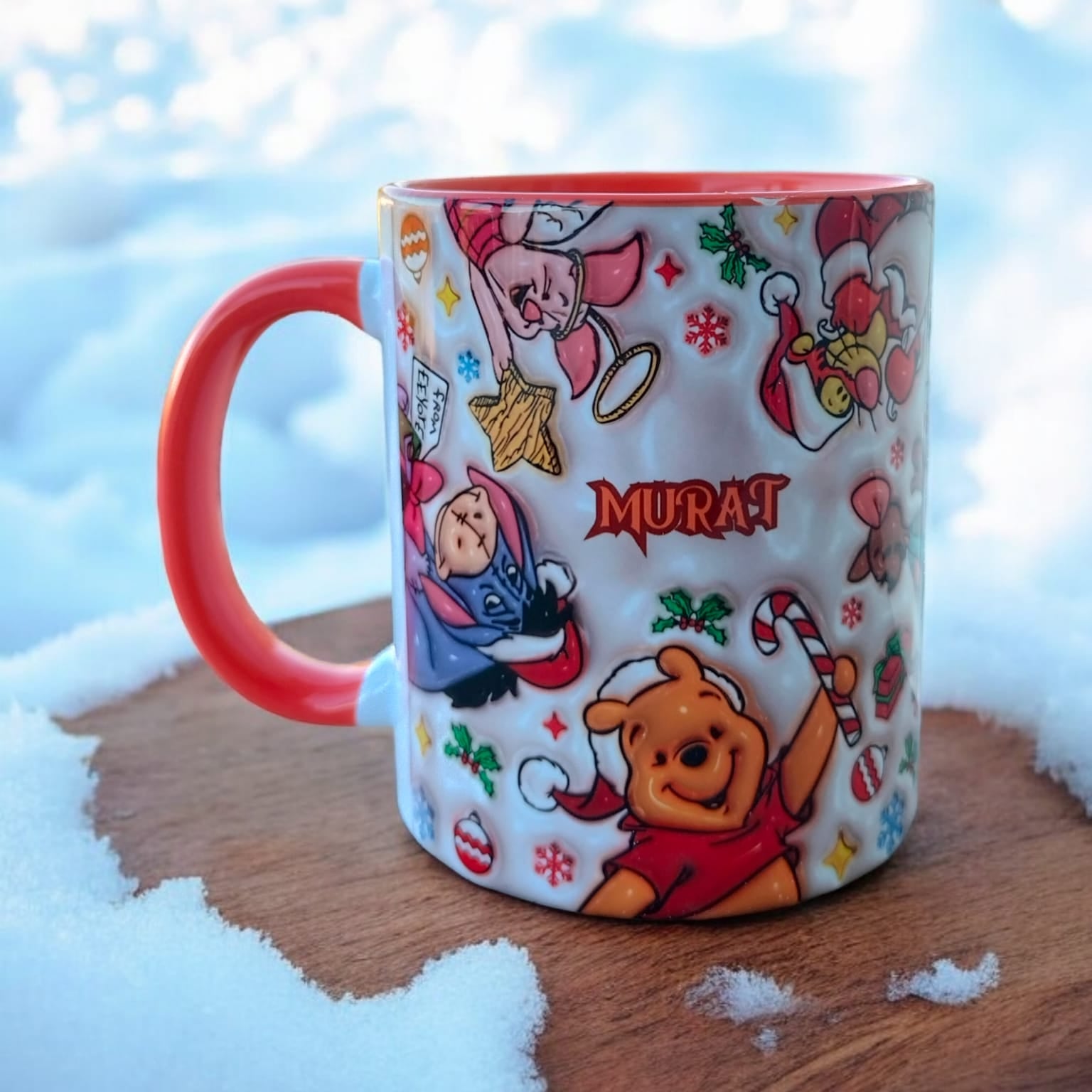 İsim Yazılabilir Winnie the Pooh Kupa