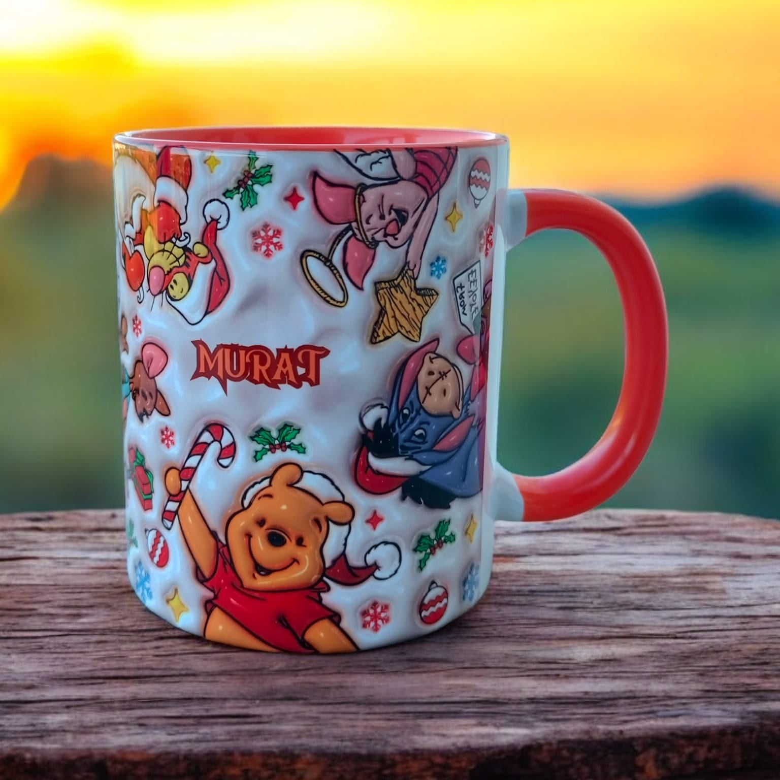 İsim Yazılabilir Winnie the Pooh Kupa