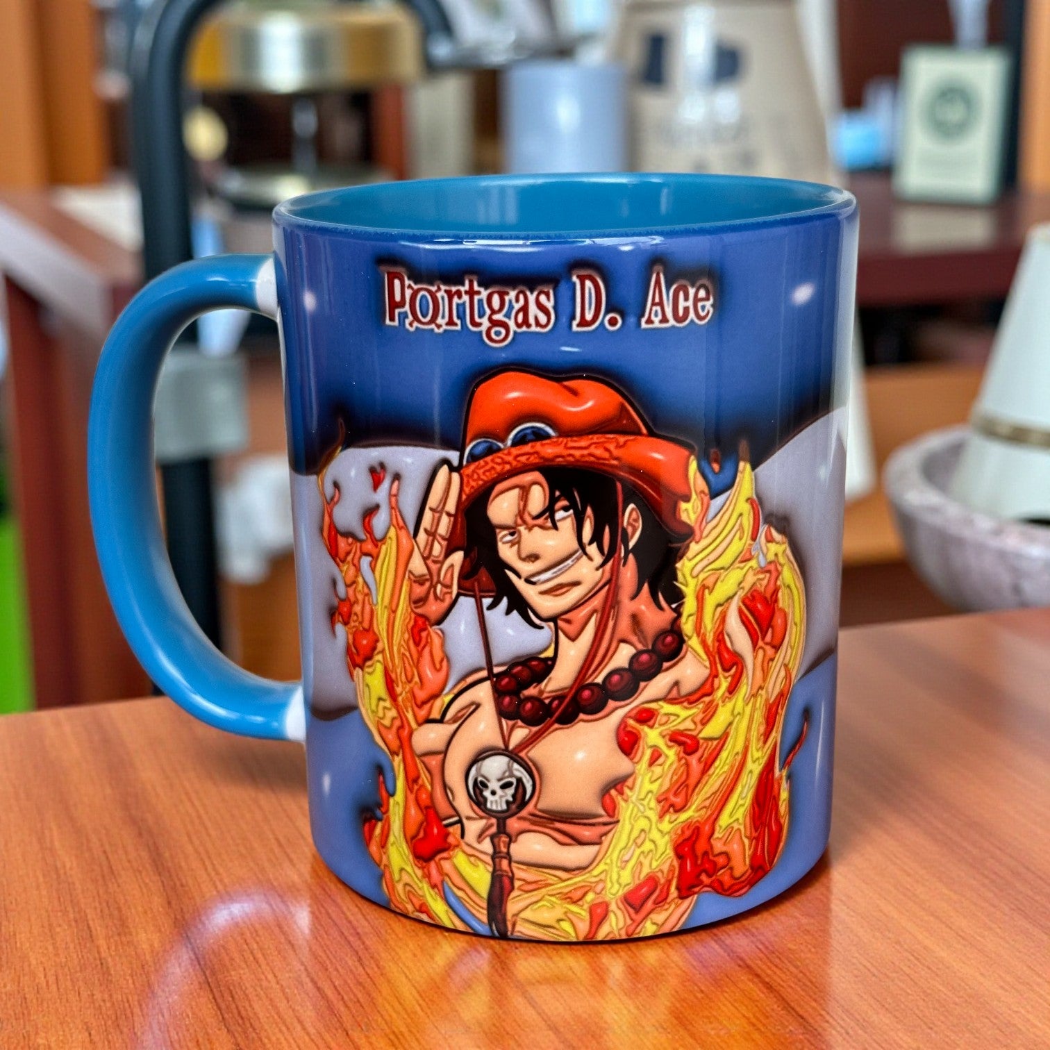 One Piece Portgas D. Ace Tasarım Kupa