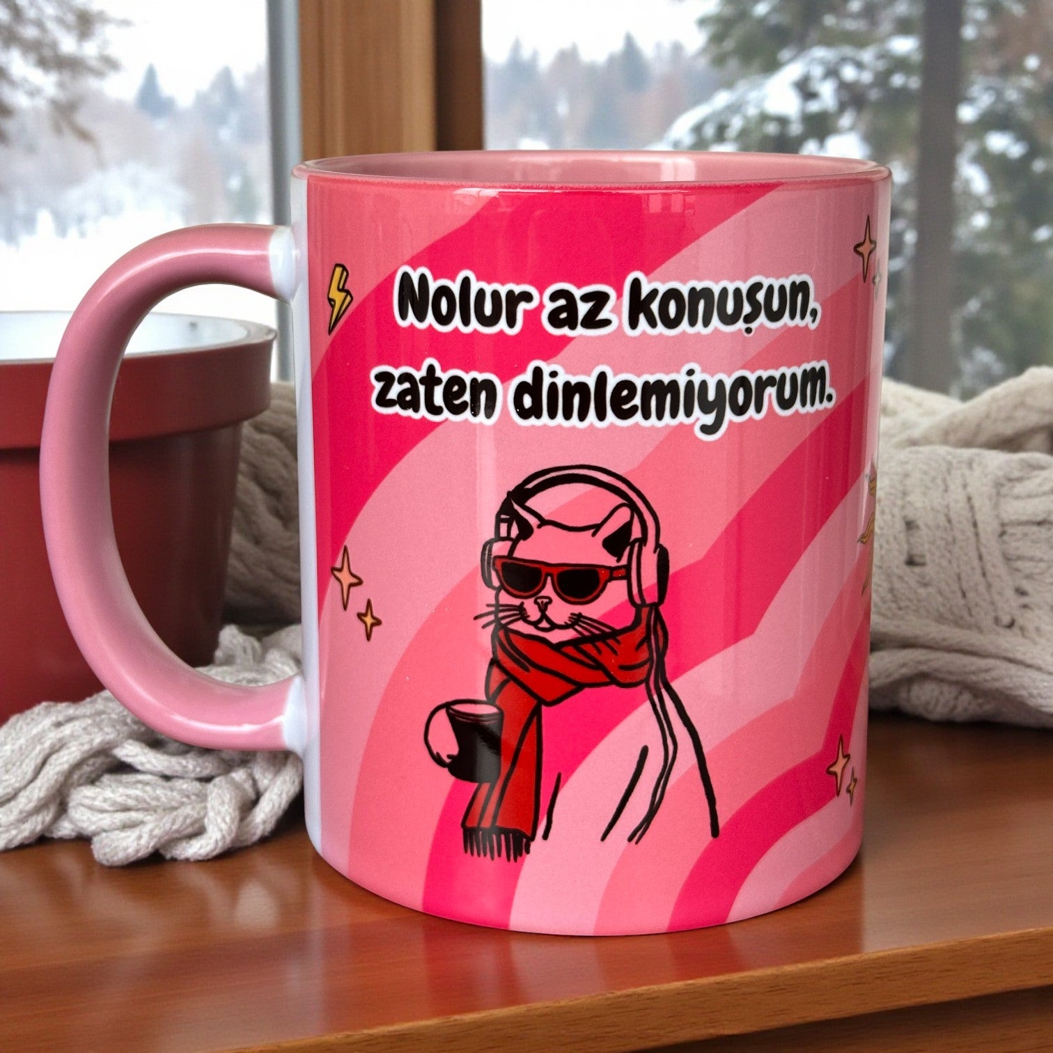 Nolur Az Konuşun, Zaten Dinlemiyorum Tasarım Kupa