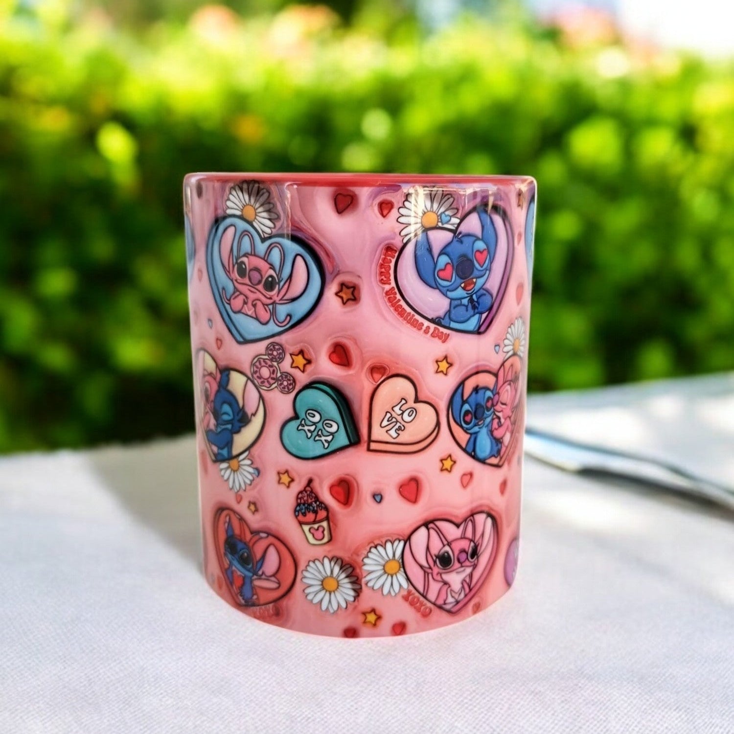 Stitch Kupa – Premium Porselen