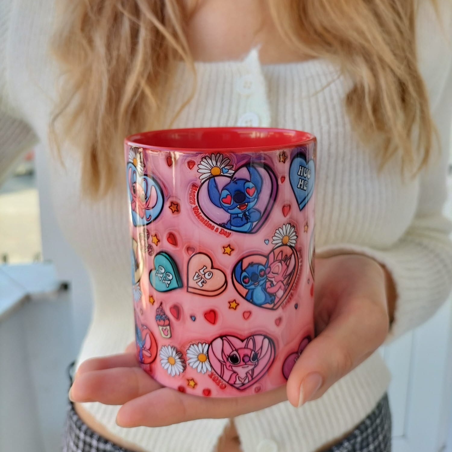 Stitch Kupa – Premium Porselen