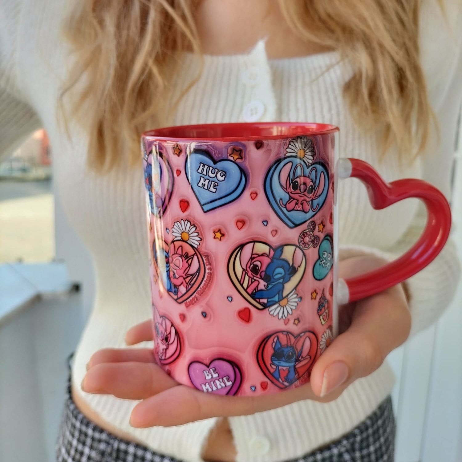 Stitch Kupa – Premium Porselen