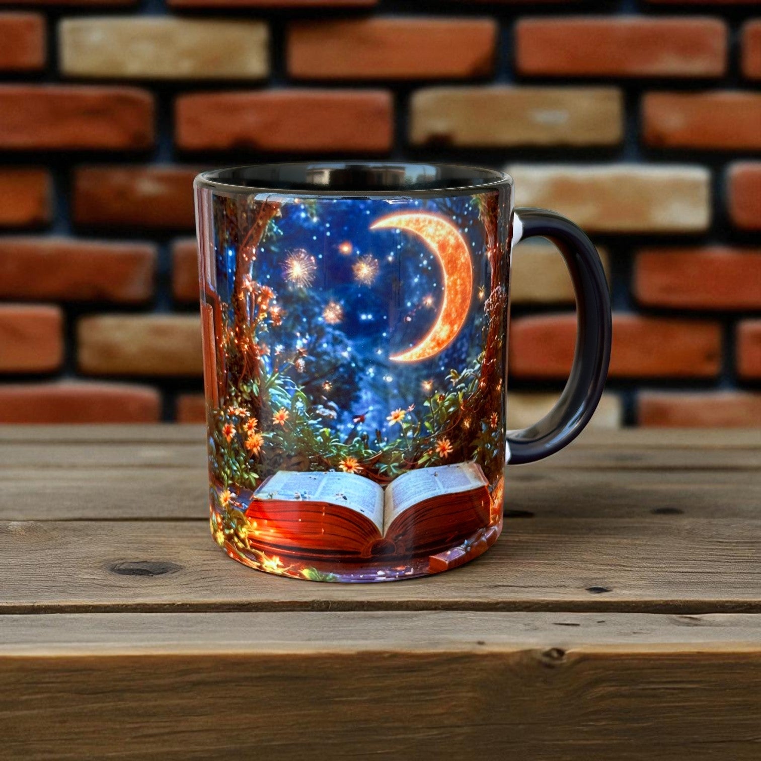 Kitap Temalı Kaliteli Porselen Kupa