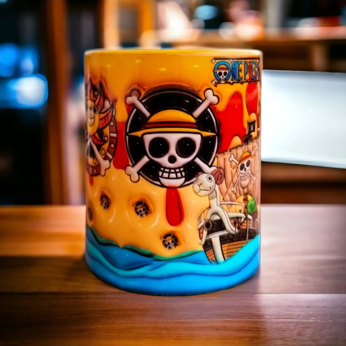 One Piece Kupa Bardak - Hediyelik Premium Mega Ev Ofis Doğum Günü Kupa Bardak