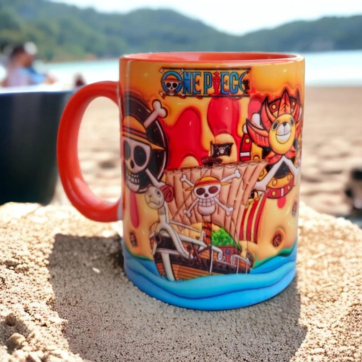 One Piece Kupa Bardak - Hediyelik Premium Mega Ev Ofis Doğum Günü Kupa Bardak