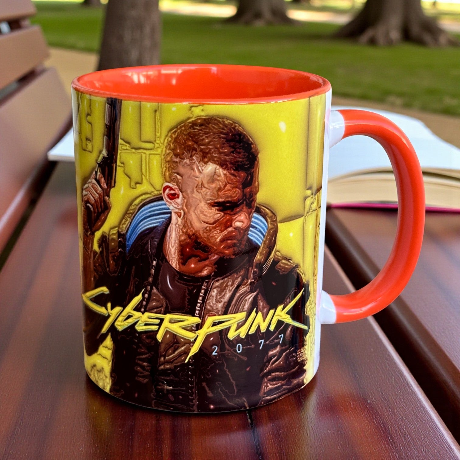 Cyberpunk Gamer Kalitel Porselen Kupa Bardak