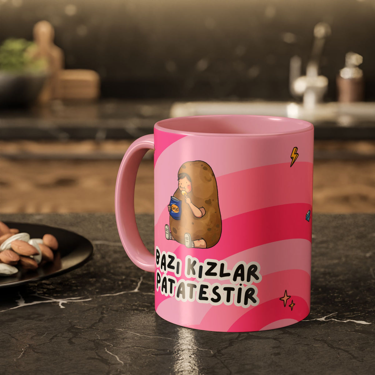 Bazı Kızlar Patatestir 🥔💕 – Premium Kupa Bardak
