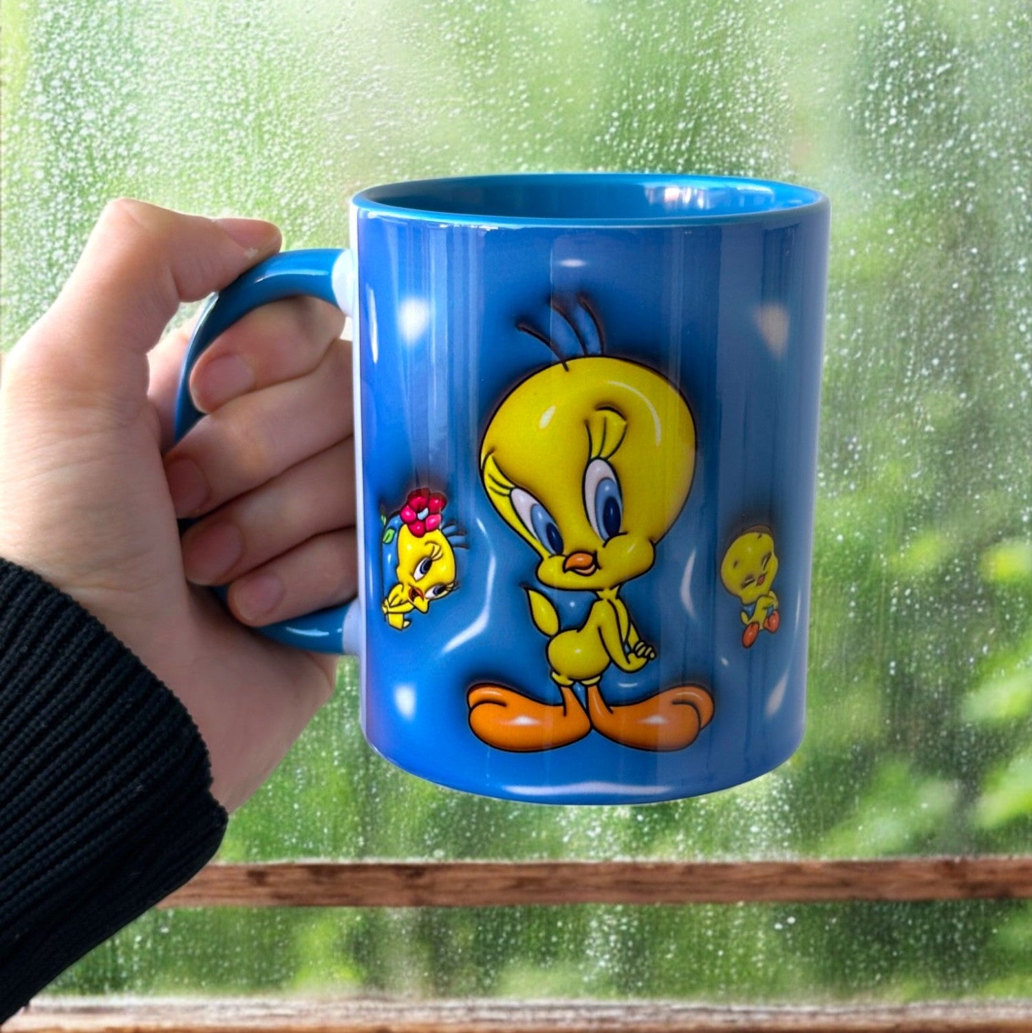 Tweety Hediyelik Kaliteli Porselen Çay Kahve Kupası, Ev Ofis Kupa Bardak Tasarım Hediyelik Kupa