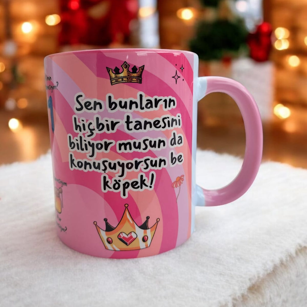 Prens-Sen Benim Kimin En Yakın Arkadaşı Olduğumu Biliyor musun Yazılı Hediyelik Kupa Bardak