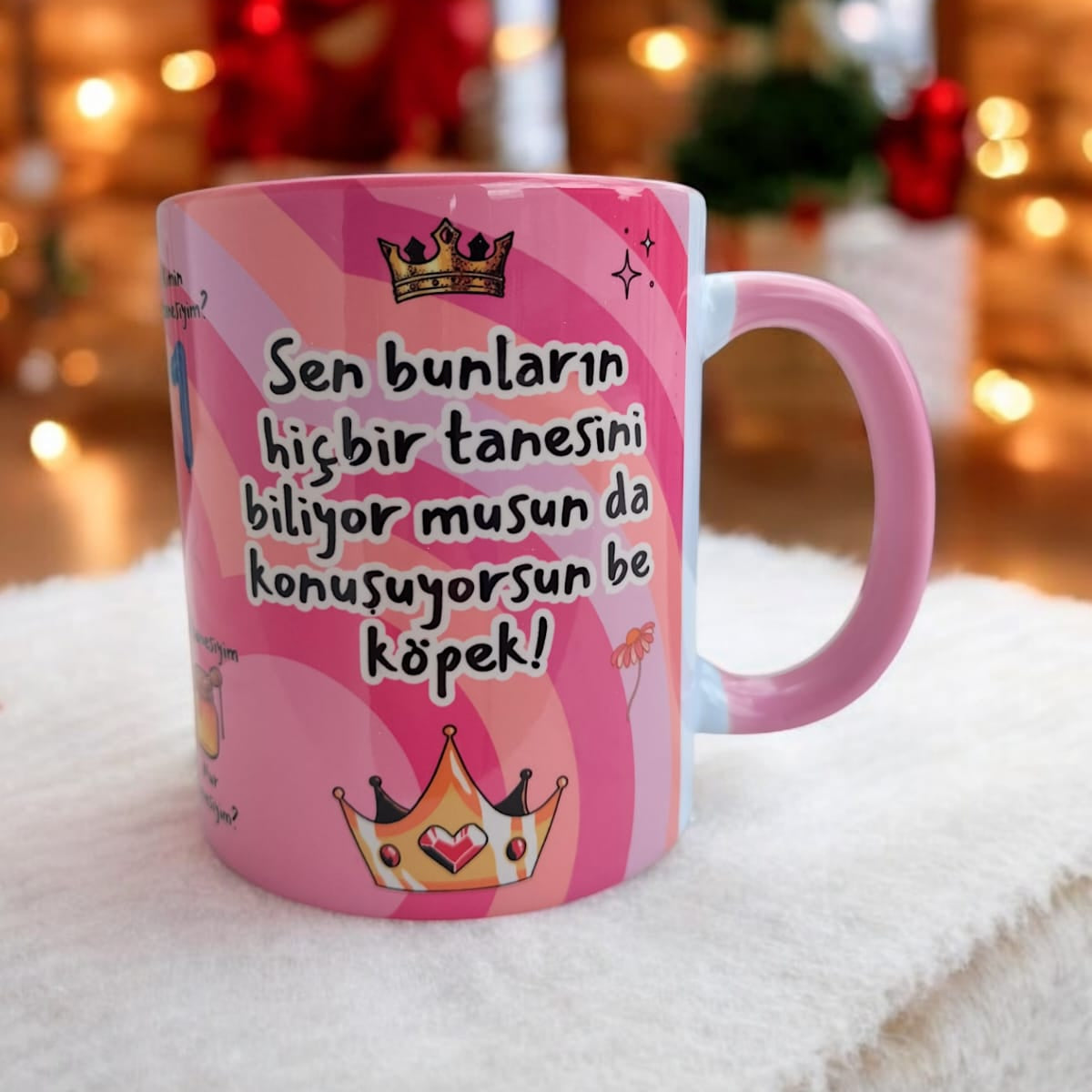 Prens-Sen Benim Kimin En Yakın Arkadaşı Olduğumu Biliyor musun Yazılı Hediyelik Kupa Bardak