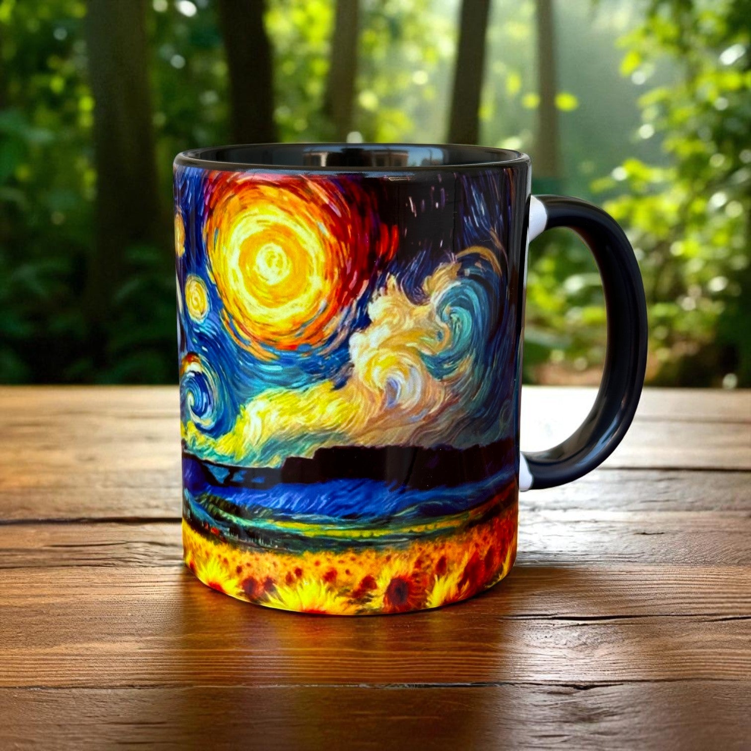 Van Gogh Yıldızlı Gece Kaliteli Porselen Kupa