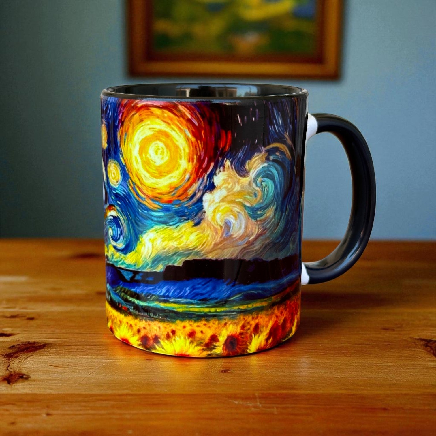 Van Gogh Yıldızlı Gece Kaliteli Porselen Kupa