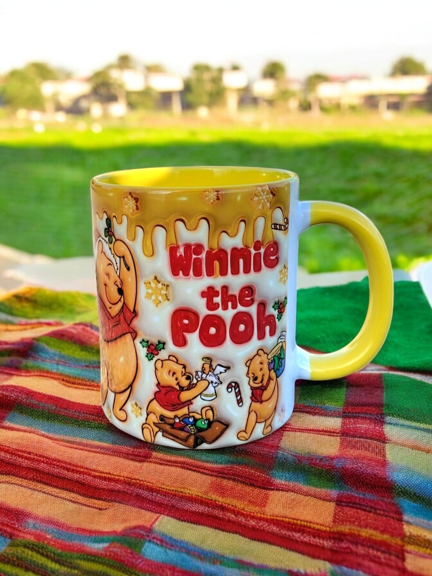 Winnie The Pooh Hediyelik Kaliteli Porselen Mega Kupa- Ev- Ofis Kupası