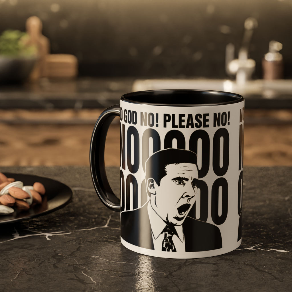 The Office Michael Scott “NO, PLEASE NO!” Kupa – Premium Porselen Kupa
