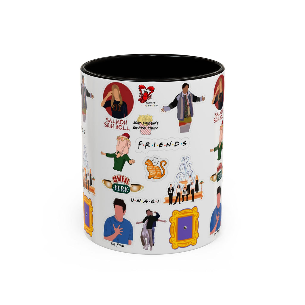 Friends Kupa – Retro Dizi Temalı Premium Porselen Kupa
