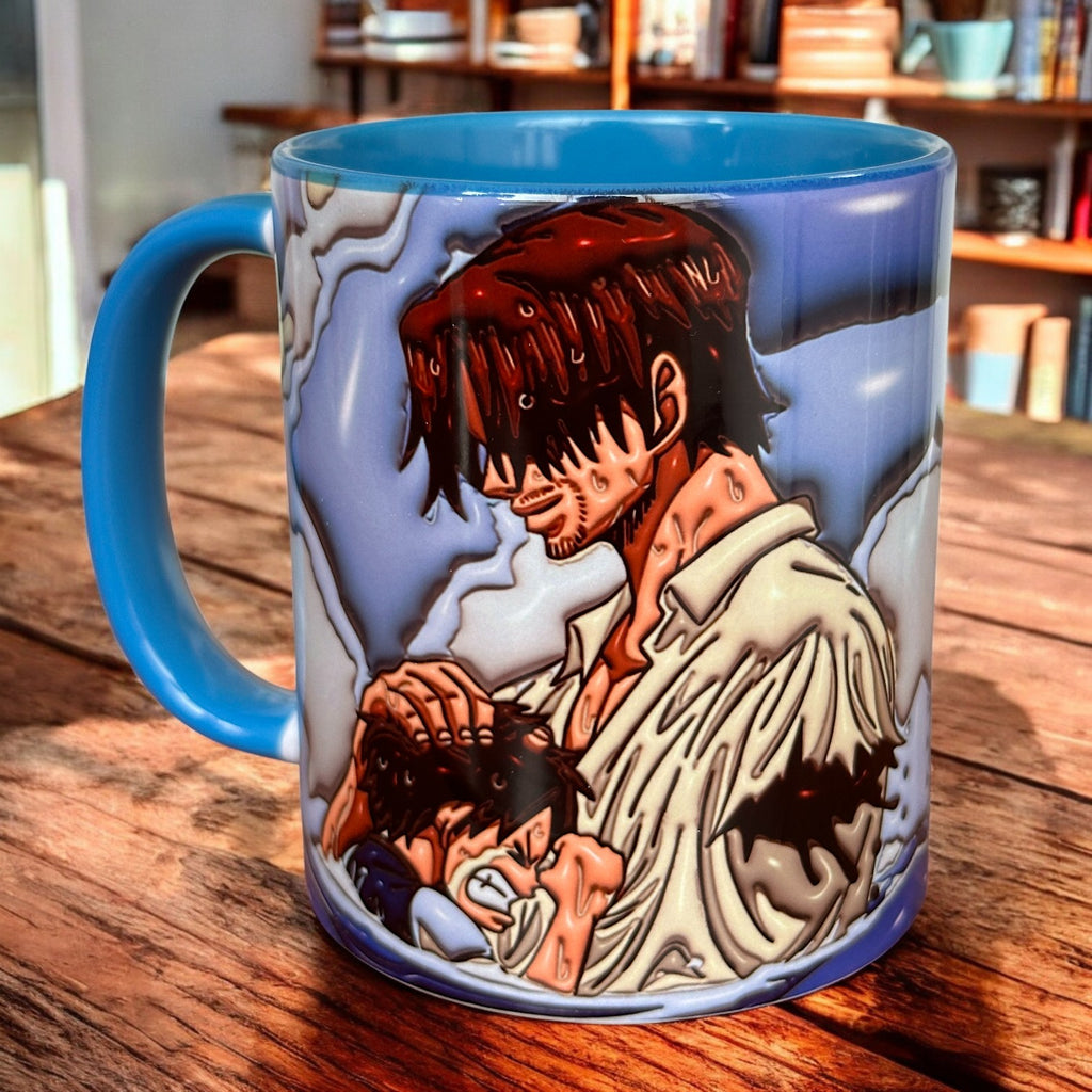 One Piece Luffy & Shanks Tasarım Kupa