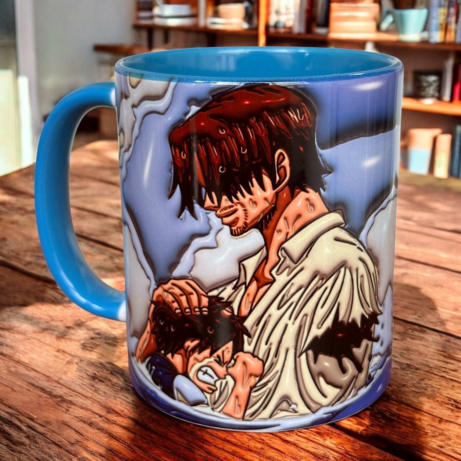 One Piece Luffy & Shanks Tasarım Kupa