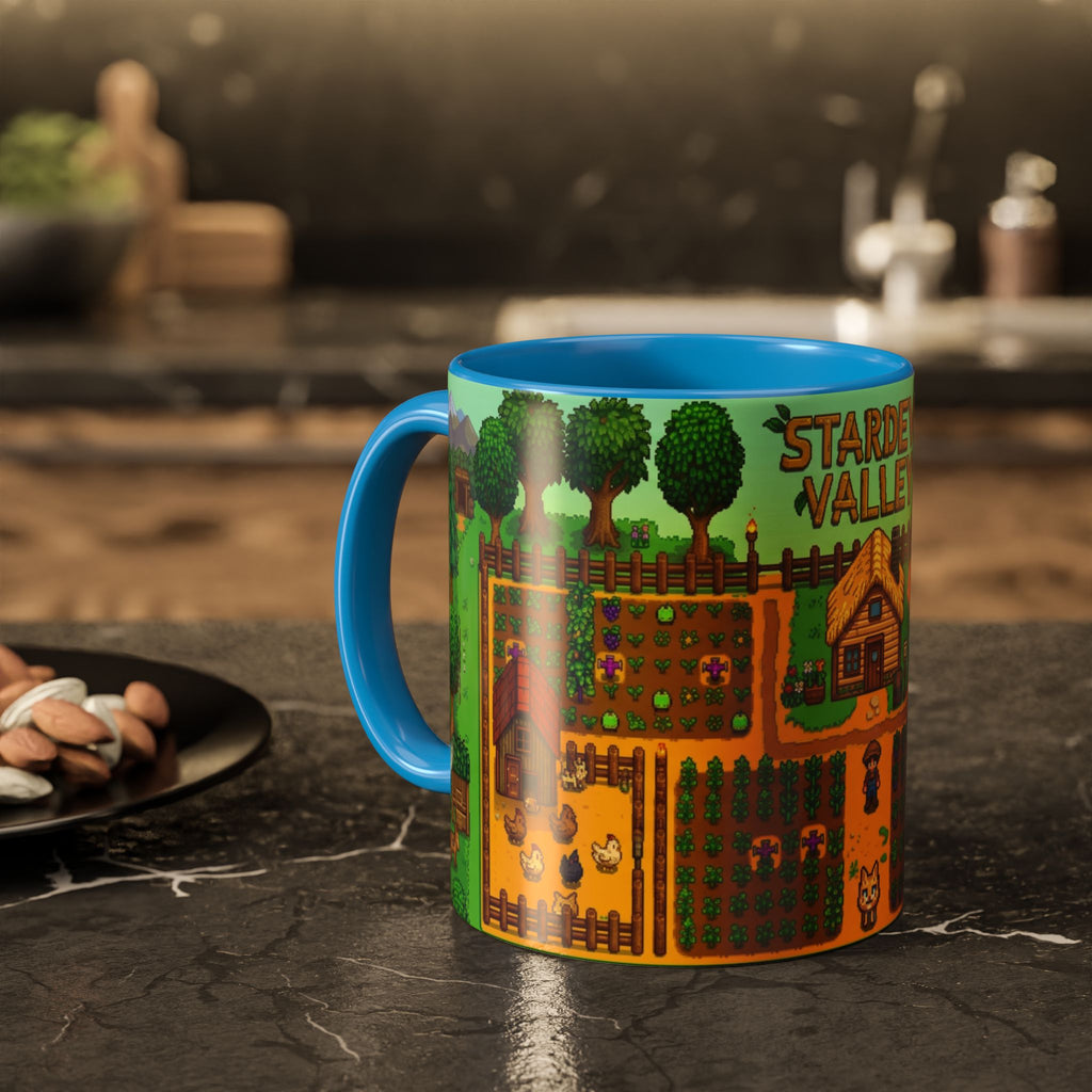 Stardew Valley Gamer Kupa – Premium Porselen, Canlı Kalıcı Baskı 🌾☕