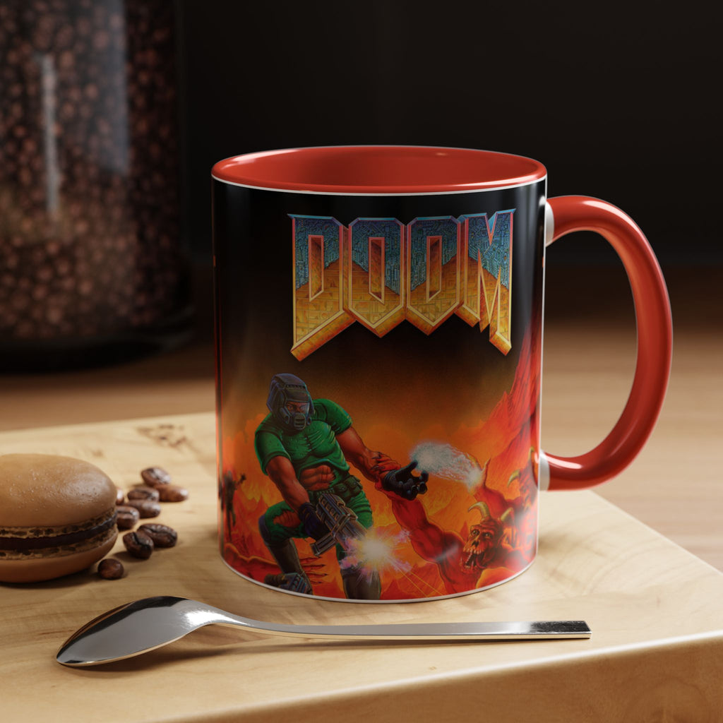 DOOM Gamer Kupa – Premium Porselen 😈🔥