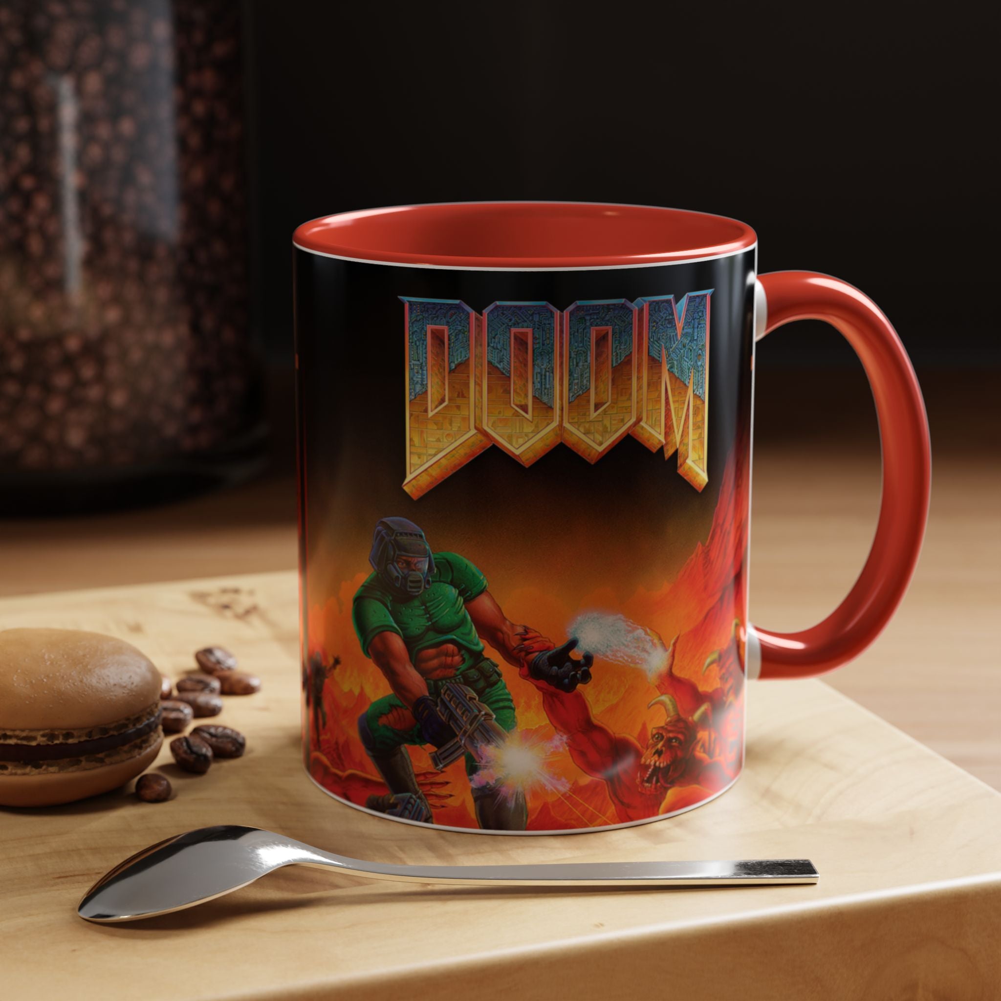DOOM Gamer Kupa – Premium Porselen 😈🔥