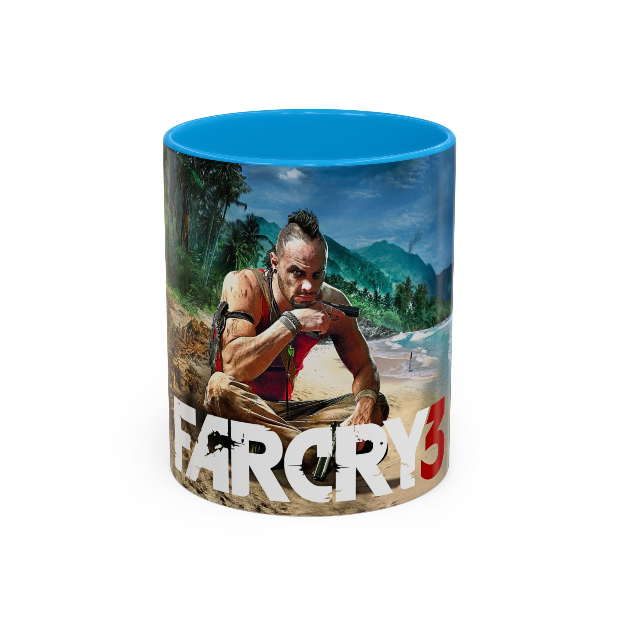 Far Cry 3 Gamer Kupa – Premium Porselen, Canlı Kalıcı Baskı 🏝️🔥