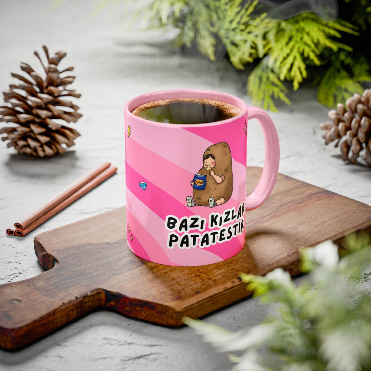 Bazı Kızlar Patatestir 🥔💕 – Premium Kupa Bardak