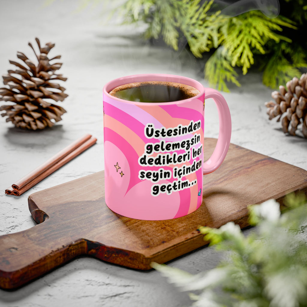 Üstesinden Gelemezsin Dedikleri Her Şeyin İçinden Geçtim 💪 – Motivasyon Kupa Bardak