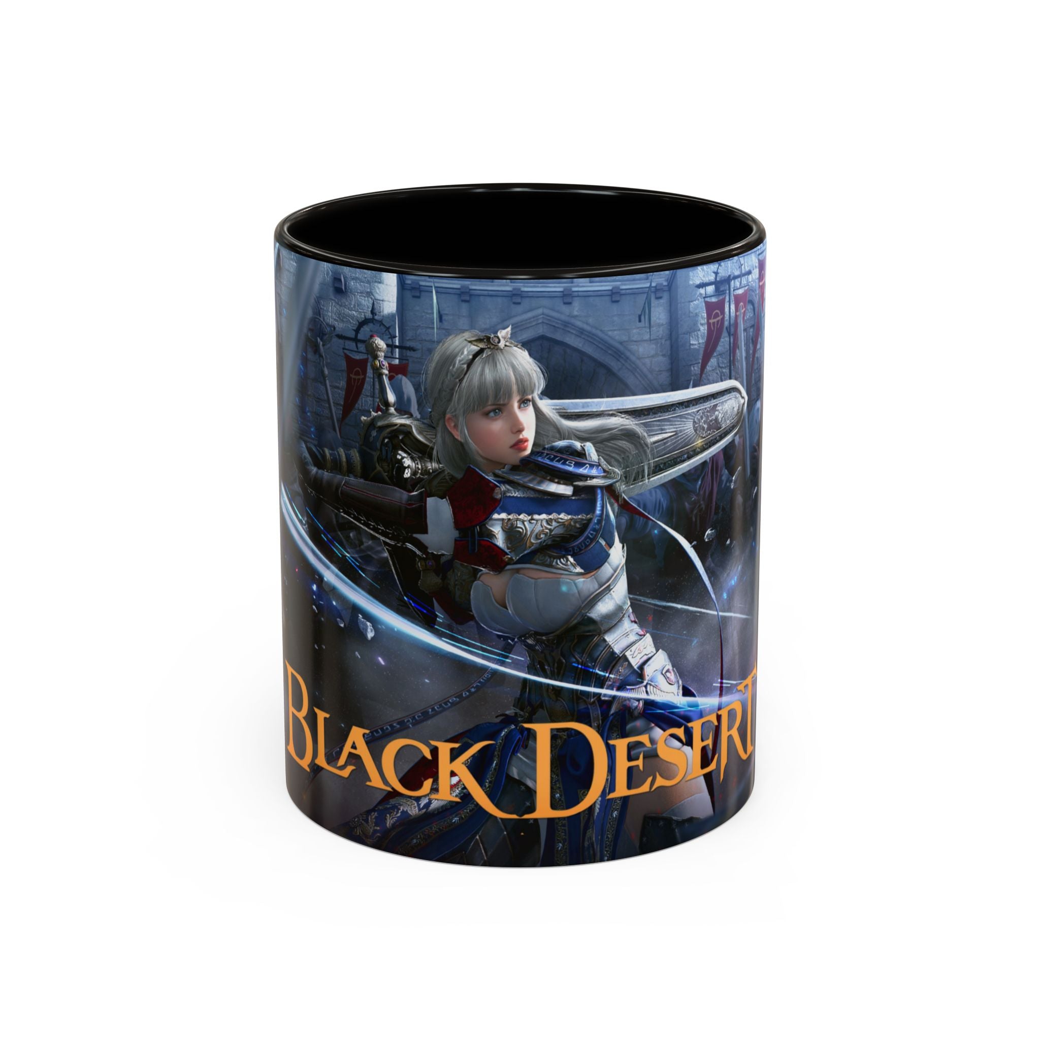 Black Desert Gamer Kupa – Premium Porselen, Canlı Kalıcı Baskı ⚔️🐎