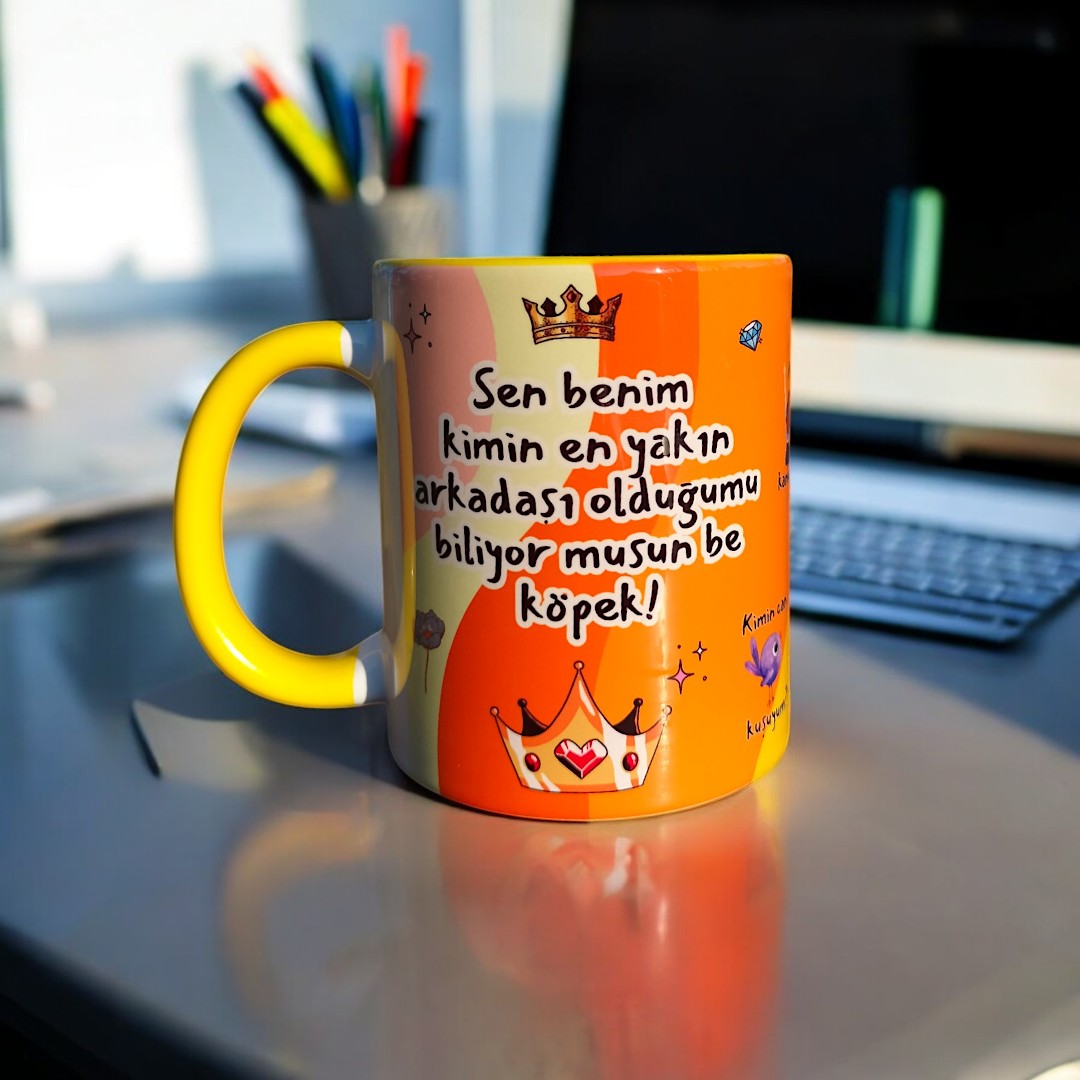 Prens Sen Benim Kimin En Yakın Arkadaşı Olduğumu Biliyor musun? Hediyelik Kupa bardak