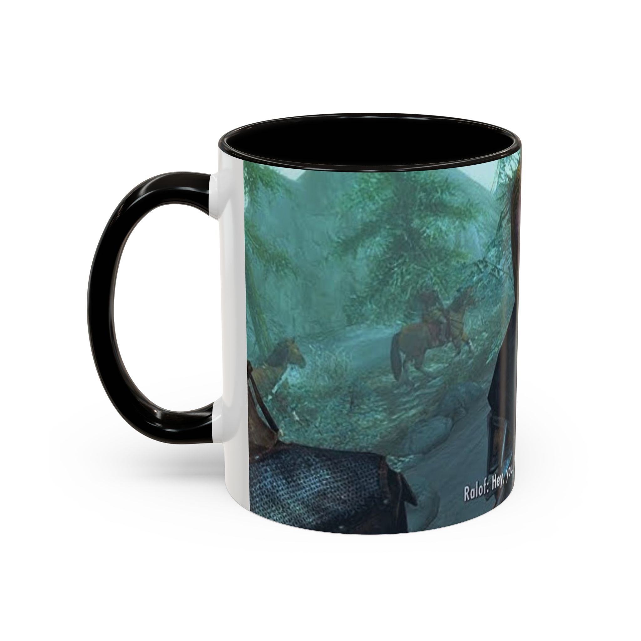 Skyrim "You're Finally Awake" Gamer Kupa – Premium Porselen, Canlı Kalıcı Baskı 🐉☕