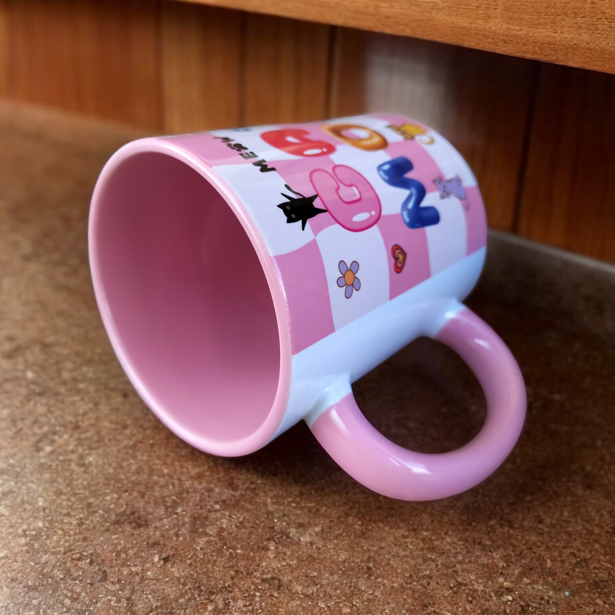 Cat Mom Tasarım Hediyelik Kupa Bardak-Doğum Günü Hediyesi Kupa