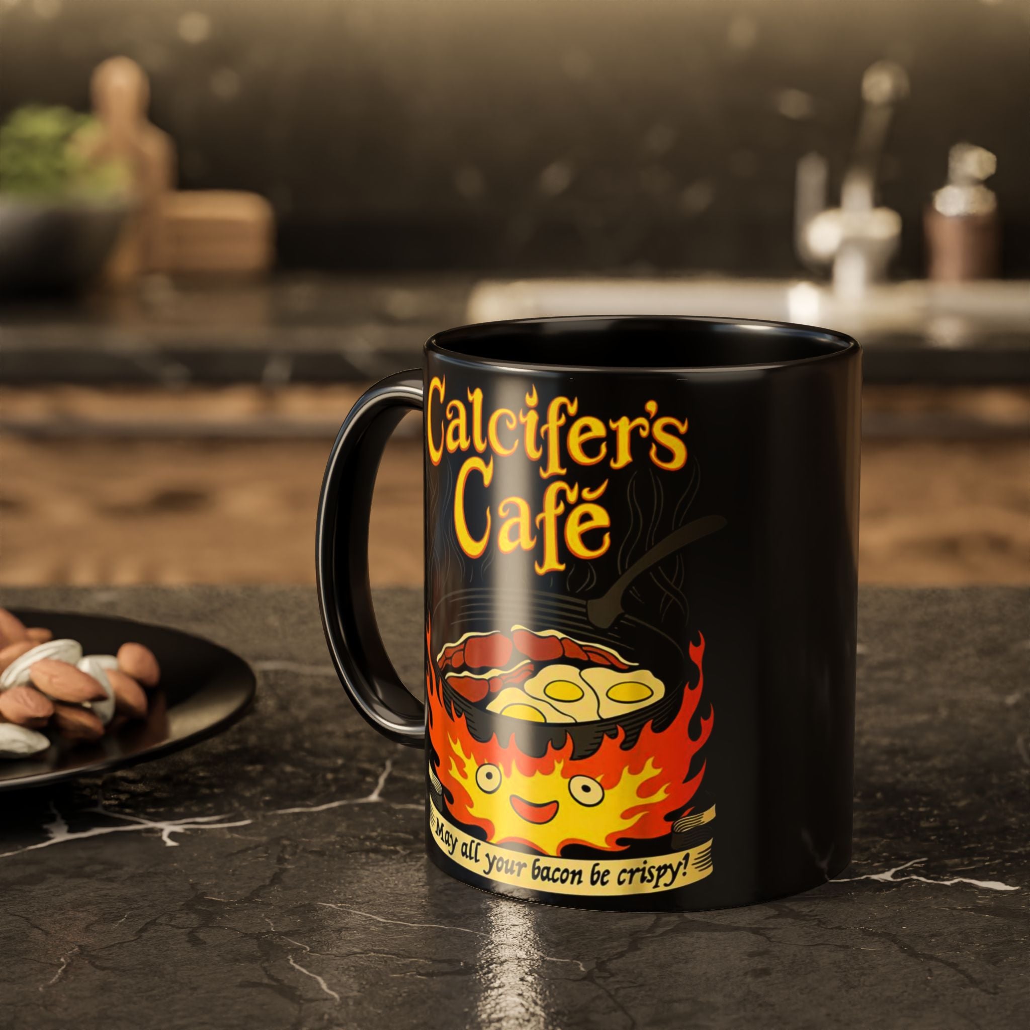Calcifer’s Café Temalı Tasarım Kupa