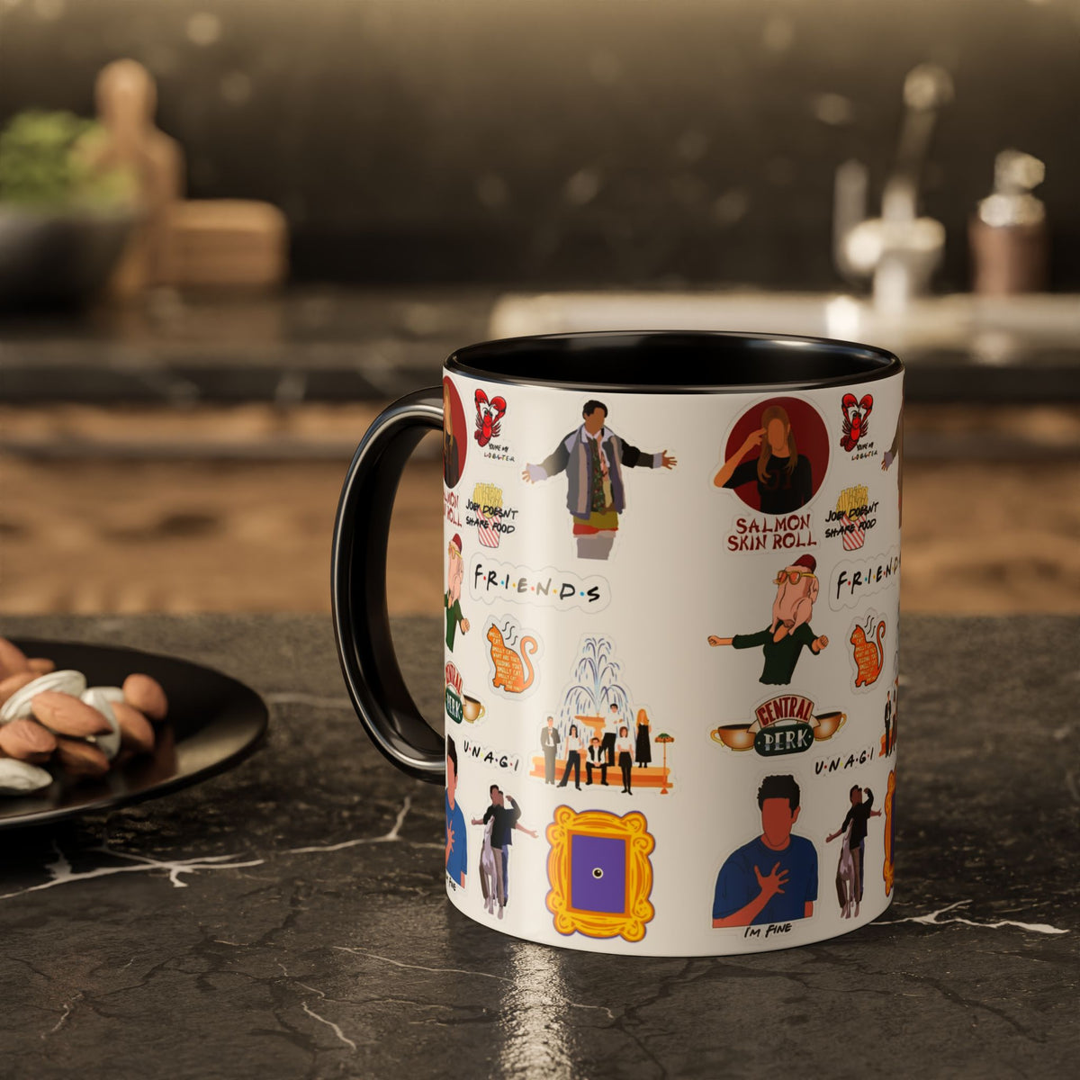 Friends Kupa – Retro Dizi Temalı Premium Porselen Kupa