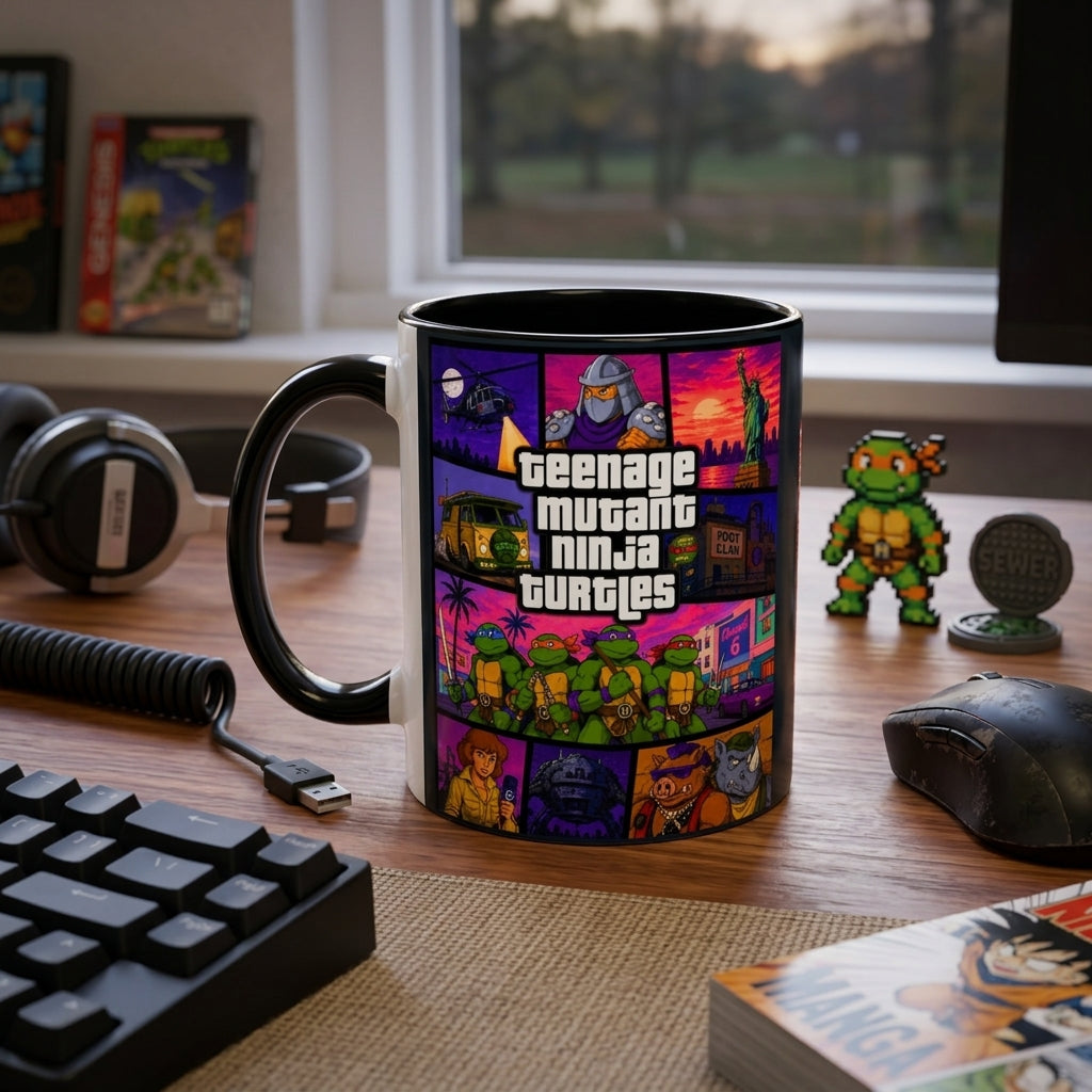 Ninja Kaplumbağalar Kupa – Teenage Mutant Ninja Turtles Temalı Premium Porselen Kupa