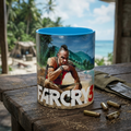 Far Cry 3 Gamer Kupa – Premium Porselen, Canlı Kalıcı Baskı 🏝️🔥